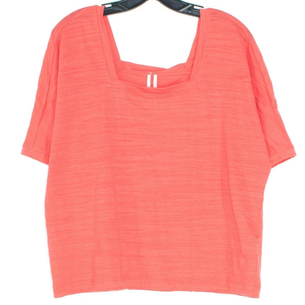 Anthropologie‎ Top Minimalist Boho Coastal Summer Casual Square Neckline Medium